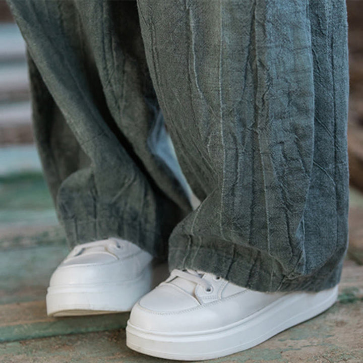 Pantaloni harem tie-dye retrò Buddha Stones, pantaloni da yoga casual da donna con tasche - image 34