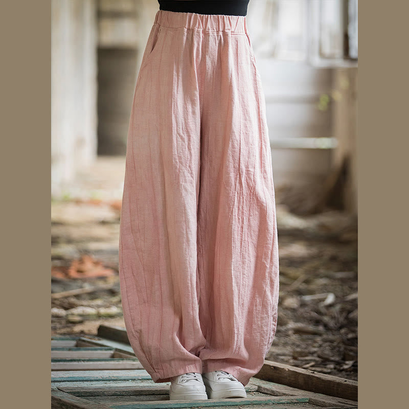 Pantaloni harem tie-dye retrò Buddha Stones, pantaloni da yoga casual da donna con tasche - image 40