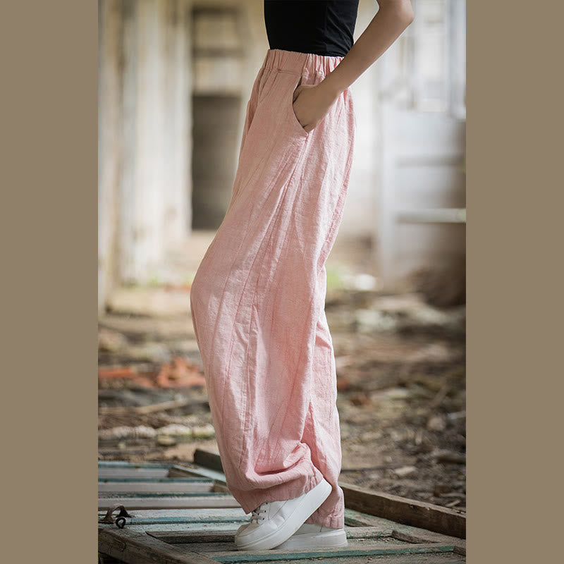 Pantaloni harem tie-dye retrò Buddha Stones, pantaloni da yoga casual da donna con tasche - image 38