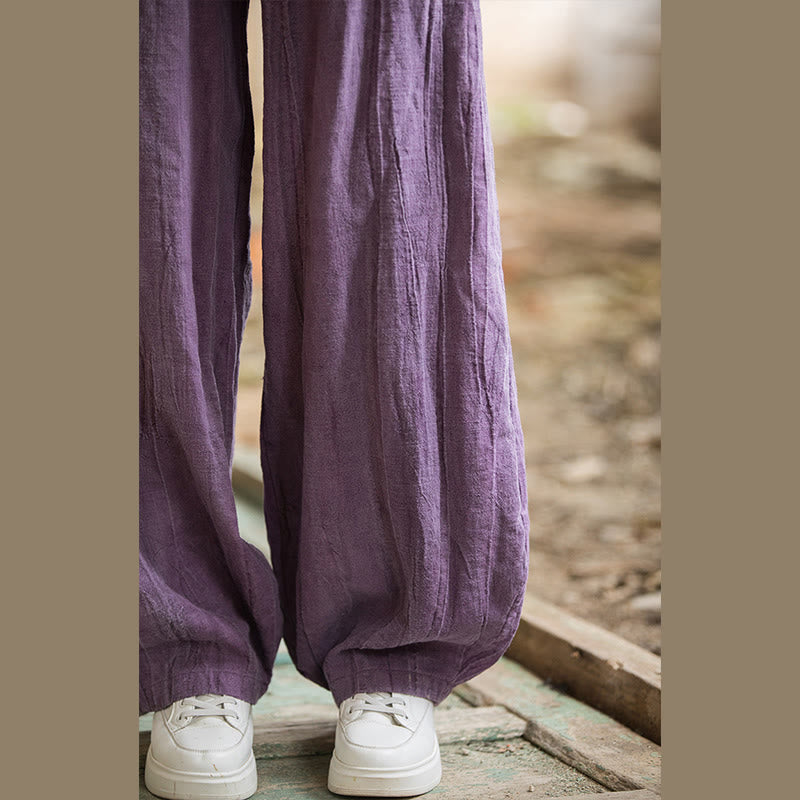 Pantaloni harem tie-dye retrò Buddha Stones, pantaloni da yoga casual da donna con tasche - image 50