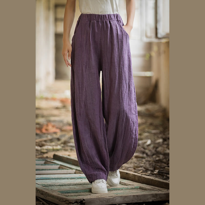 Pantaloni harem tie-dye retrò Buddha Stones, pantaloni da yoga casual da donna con tasche - image 45