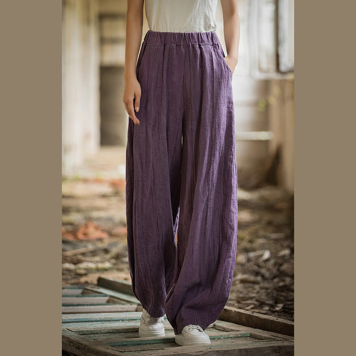 Pantaloni harem tie-dye retrò Buddha Stones, pantaloni da yoga casual da donna con tasche - image 47