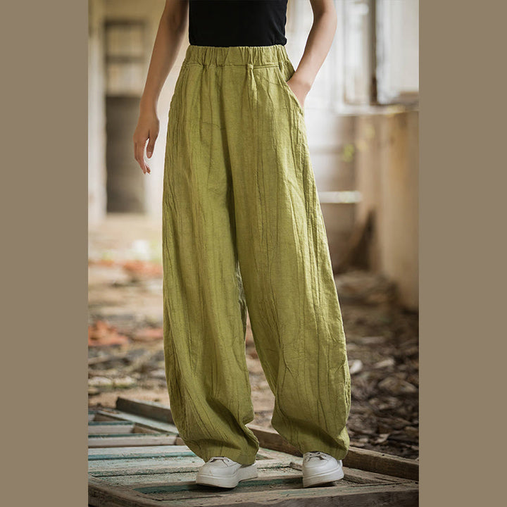 Pantaloni harem tie-dye retrò Buddha Stones, pantaloni da yoga casual da donna con tasche - image 52