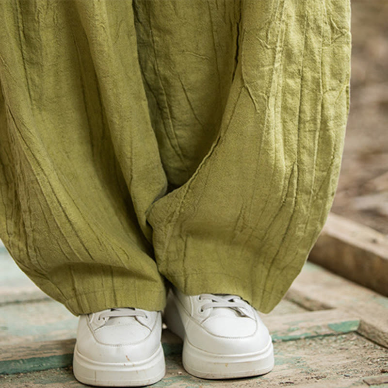 Pantaloni harem tie-dye retrò Buddha Stones, pantaloni da yoga casual da donna con tasche - image 58