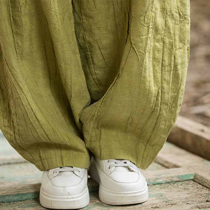 Pantaloni harem tie-dye retrò Buddha Stones, pantaloni da yoga casual da donna con tasche - image 58