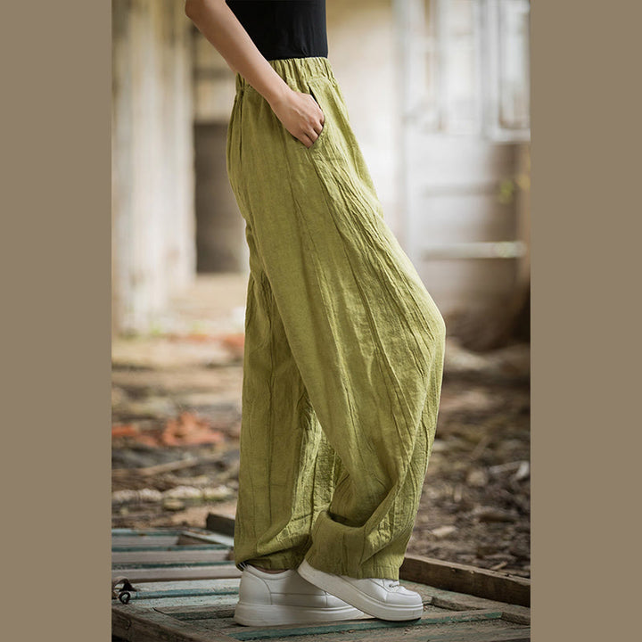 Pantaloni harem tie-dye retrò Buddha Stones, pantaloni da yoga casual da donna con tasche - image 55