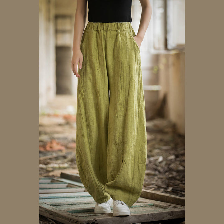 Pantaloni harem tie-dye retrò Buddha Stones, pantaloni da yoga casual da donna con tasche - image 56