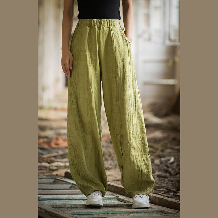 Pantaloni harem tie-dye retrò Buddha Stones, pantaloni da yoga casual da donna con tasche - image 54