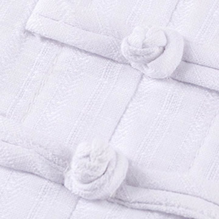 Buddha Stones 2 pezzi mezza manica camicia top pantaloni meditazione zen tai chi abbigliamento in lino set da donna