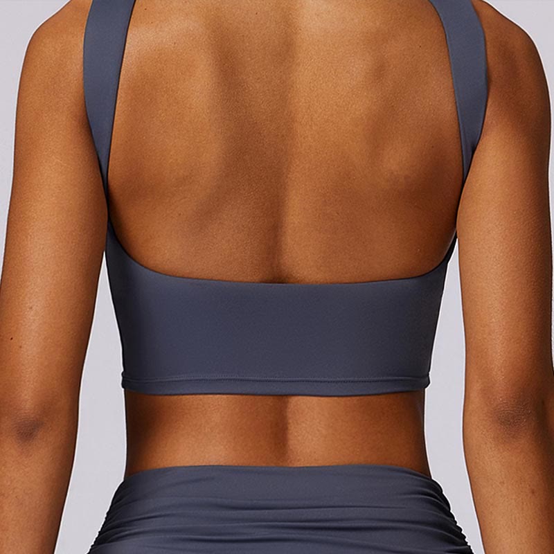 Buddha Stones Canotta senza maniche con spalline e schiena scoperta Reggiseno Pantaloni svasati Sport Fitness Yoga - image 45