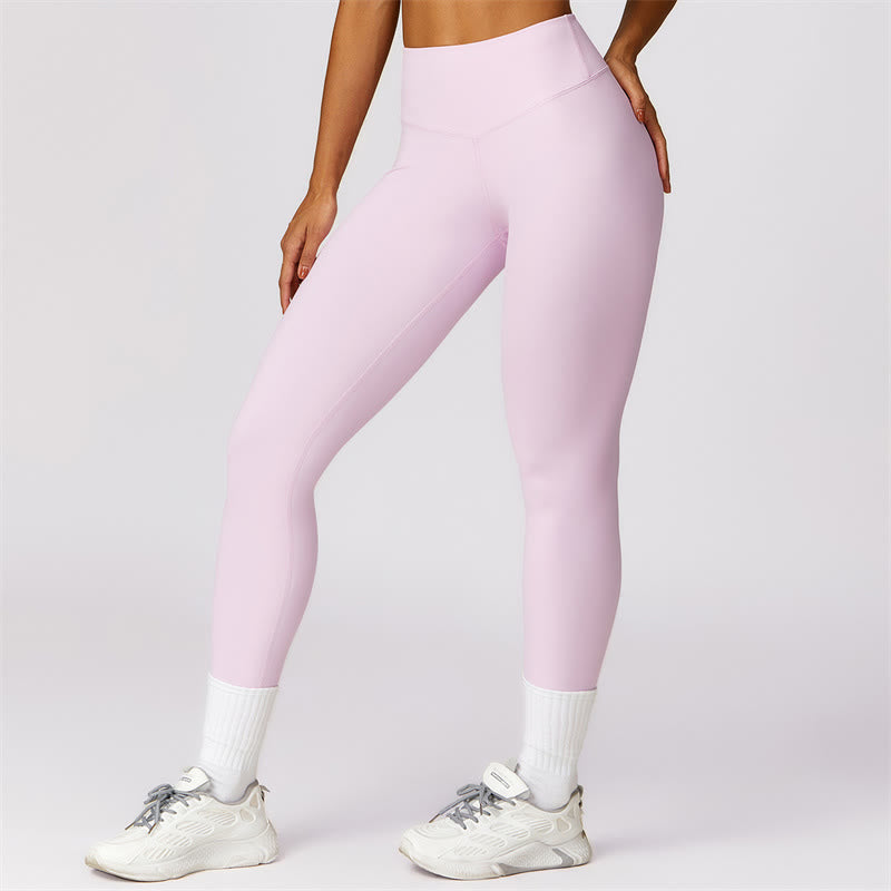 Buddha Stones Donna Manica Corta T-Shirt Top Vita Alta Leggings Pantaloni Per Sport Yoga - Rosa - Pantaloni - US8-10, UK/AU12-14, EU40-42 (XL)  - image 73
