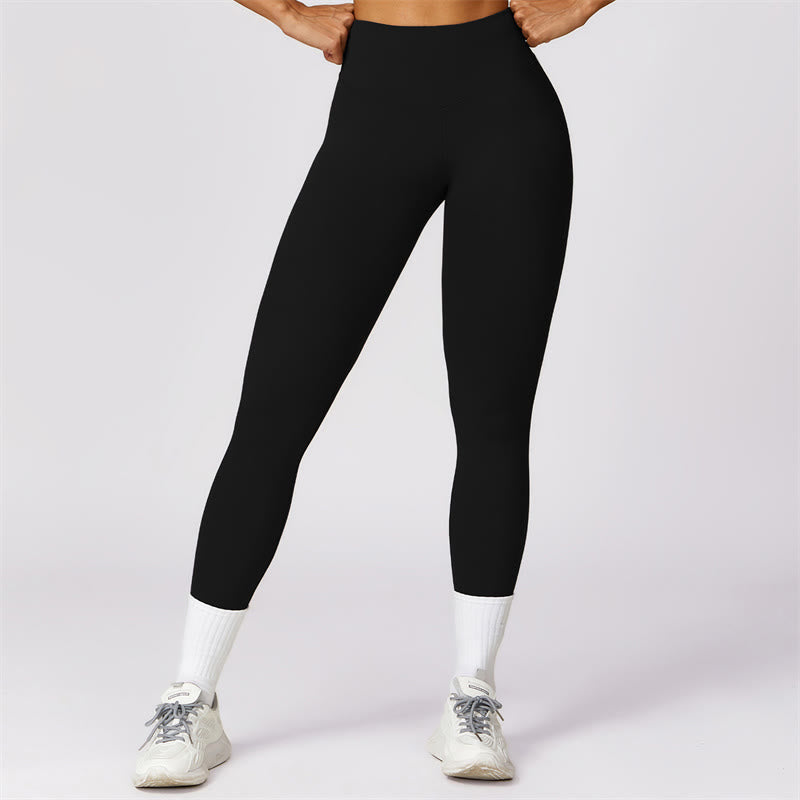 Buddha Stones Donna Manica Corta T-Shirt Top Vita Alta Leggings Pantaloni Per Sport Yoga - Nero - Pantaloni - US8-10, UK/AU12-14, EU40-42 (XL)  - image 7