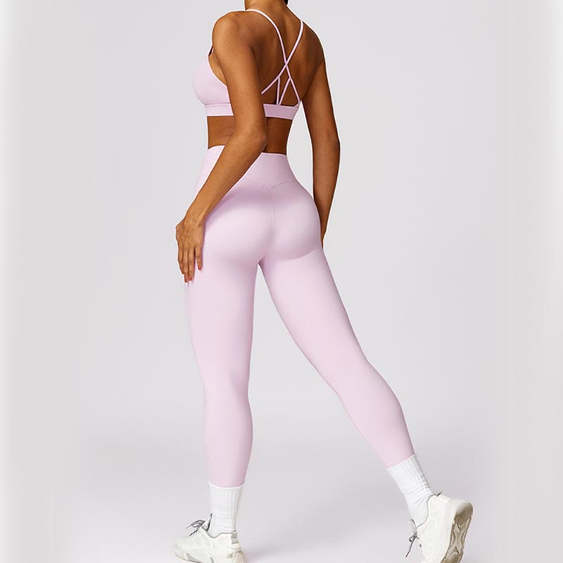 Buddha Stones Donna Manica Corta T-Shirt Top Vita Alta Leggings Pantaloni Per Sport Yoga - image 78