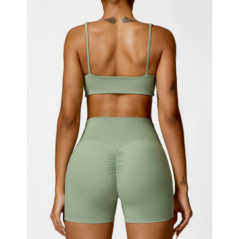 Buddha Stones Gym Sport Yoga Reggiseno senza schienale Canotta corta Pantaloncini - image 33