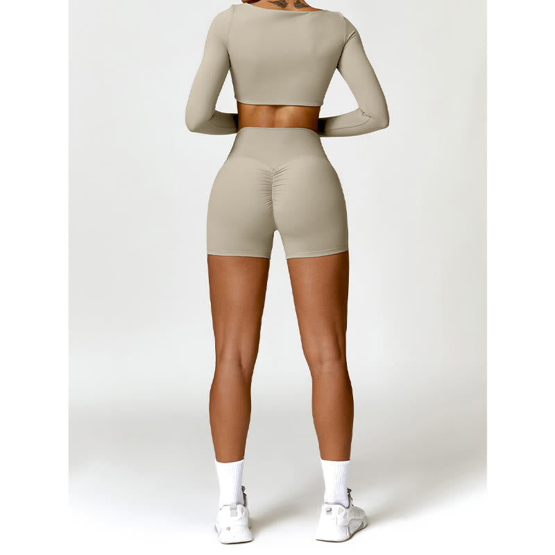 Buddha Stones Gym Sport Yoga Reggiseno senza schienale Canotta corta Pantaloncini - image 49