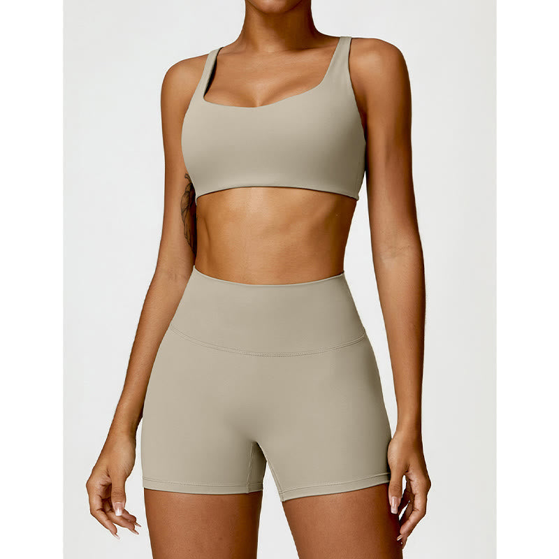 Buddha Stones Gym Sport Yoga Reggiseno senza schienale Canotta corta Pantaloncini - image 51