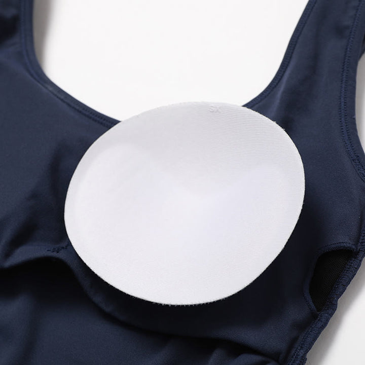 Buddha Stones Donna Tuta Senza Maniche Pantaloni Svasati Sport Fitness Yoga Bodysuit - image 32