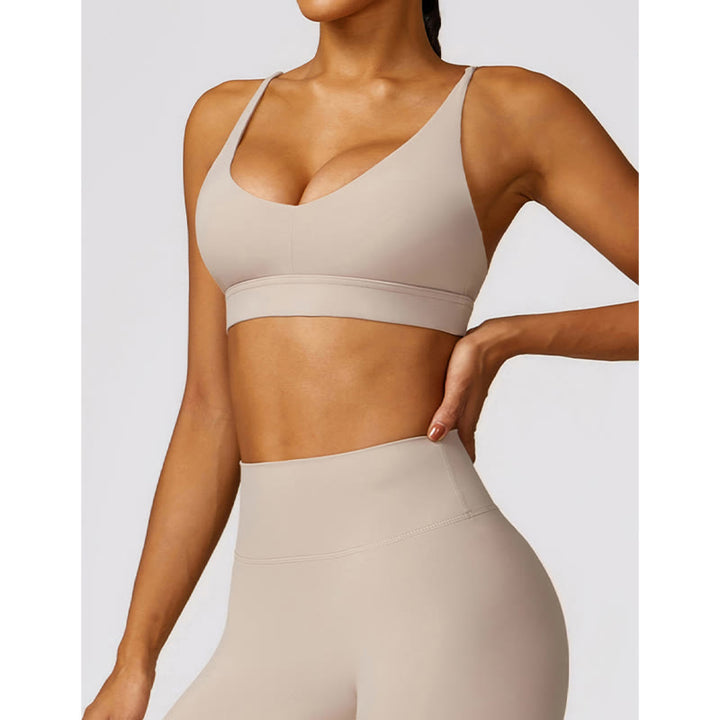 Buddha Stones Gym Sport Yoga Reggiseno senza schienale Canotta corta Pantaloncini traspiranti