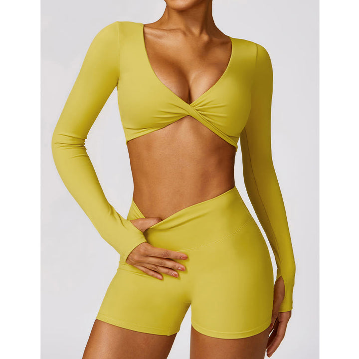 Buddha Stones Gym Sport Yoga Reggiseno senza schienale Canotta corta Pantaloncini traspiranti - image 39