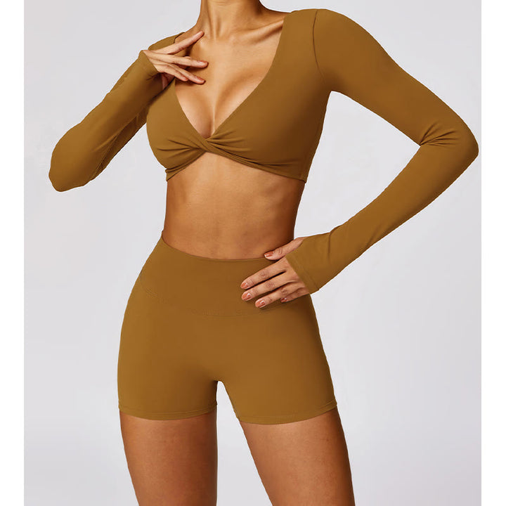 Buddha Stones Gym Sport Yoga Reggiseno senza schienale Canotta corta Pantaloncini traspiranti - image 56