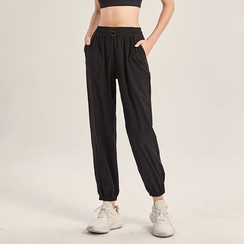 Pantaloni sportivi da yoga fitness Buddha Stones con tasche - image 10
