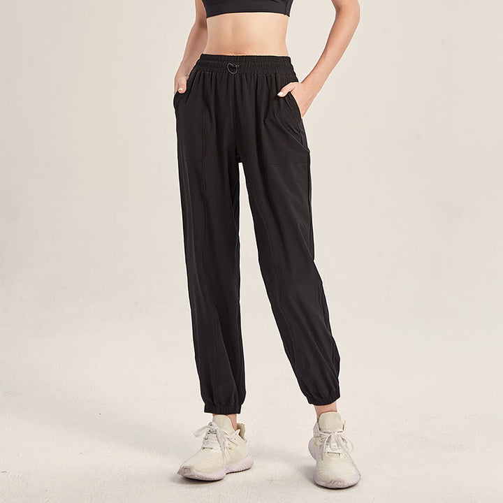 Pantaloni sportivi da yoga fitness Buddha Stones con tasche - image 10
