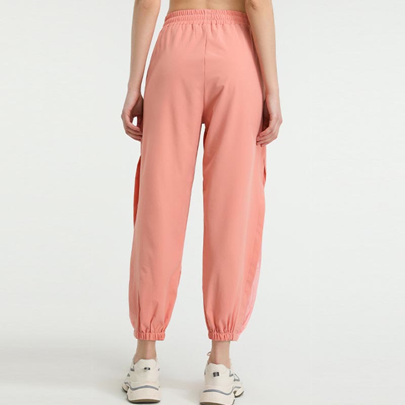 Pantaloni sportivi da yoga fitness larghi a vita alta con tasche Buddha Stones - image 14