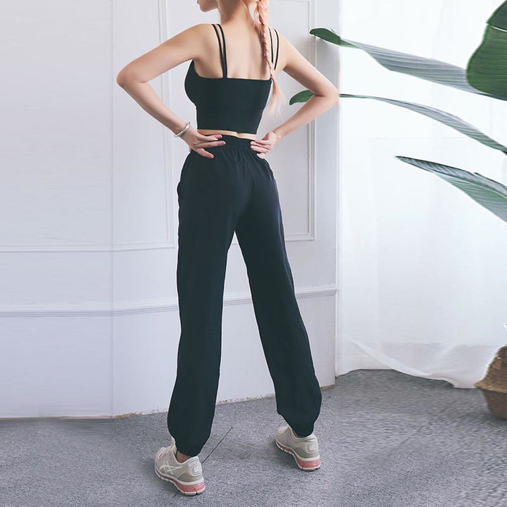 Pantaloni da jogging sportivi da yoga fitness a vita alta con tasche Buddha Stones - image 20