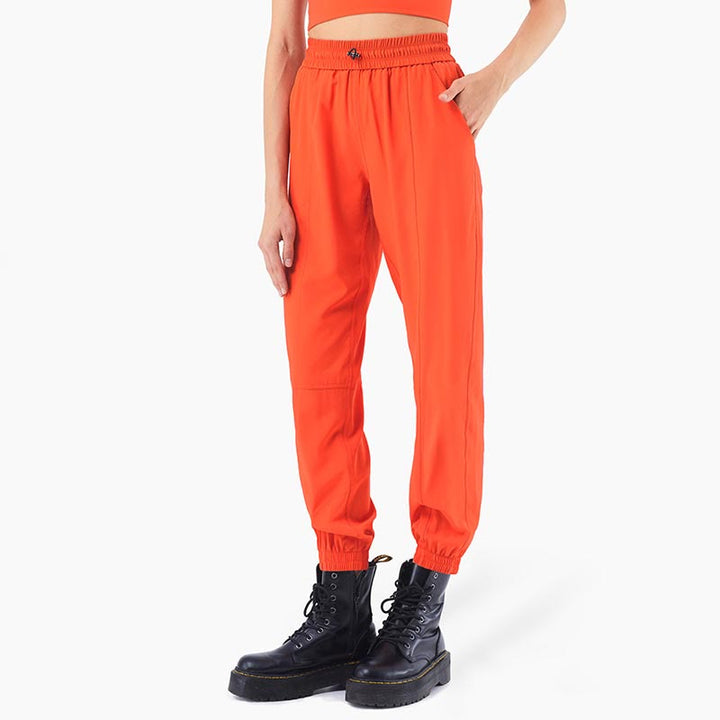 Pantaloni da jogging sportivi da yoga fitness a vita alta con tasche Buddha Stones