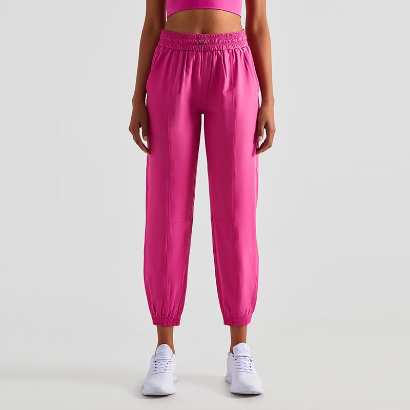 Pantaloni da jogging sportivi da yoga fitness a vita alta con tasche Buddha Stones