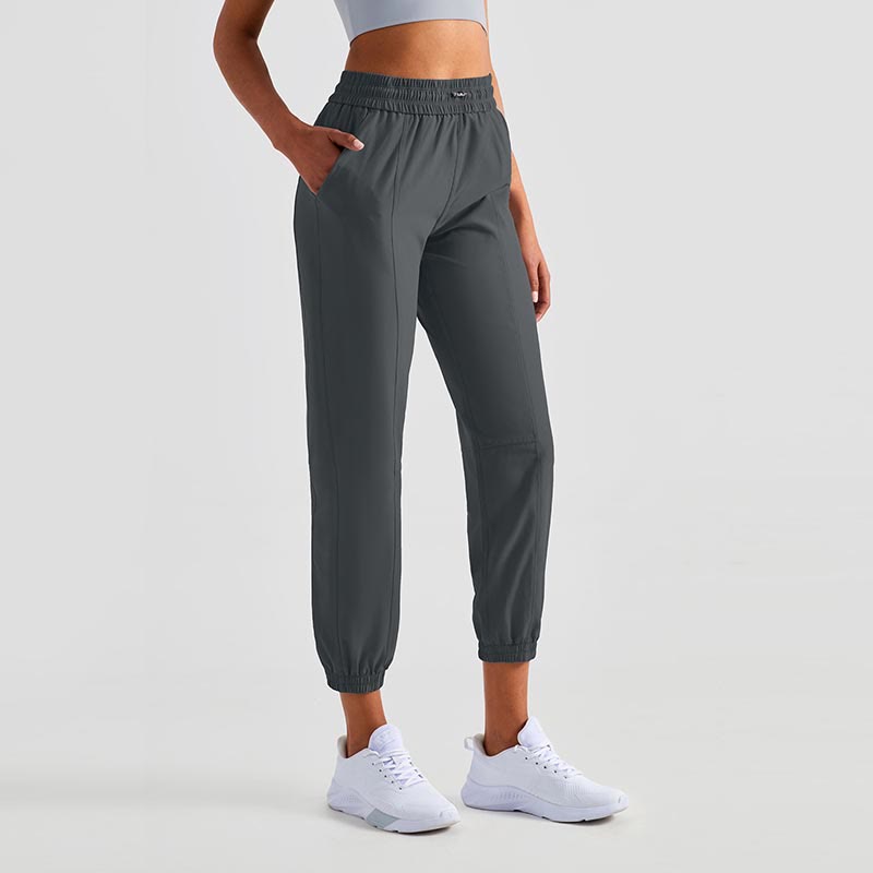 Pantaloni da jogging sportivi da yoga fitness a vita alta con tasche Buddha Stones