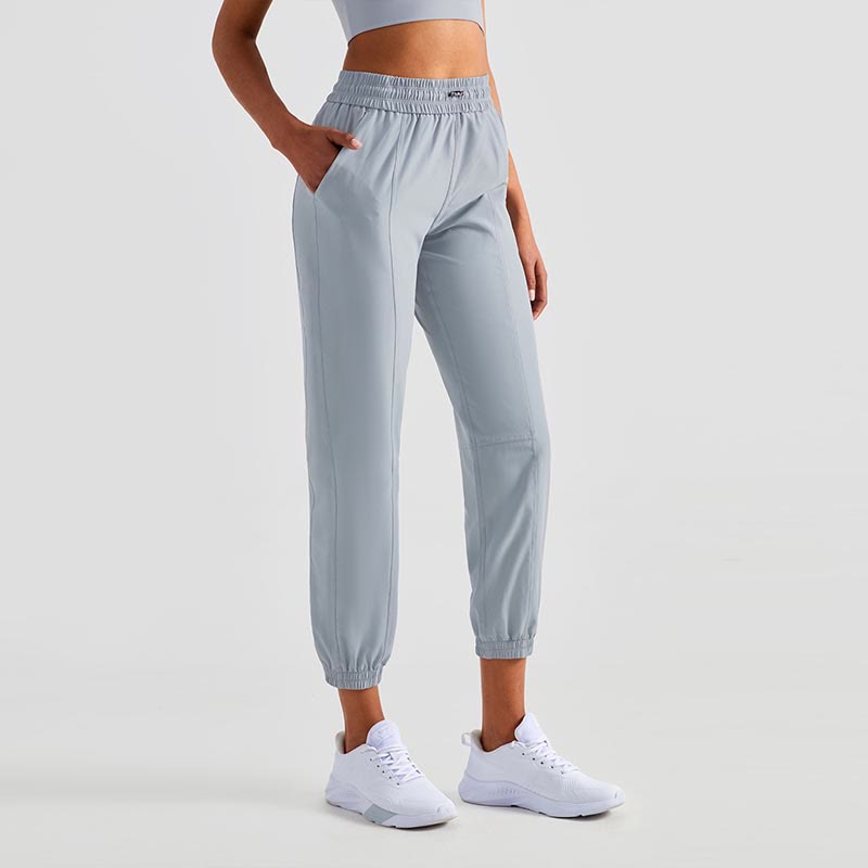 Pantaloni da jogging sportivi da yoga fitness a vita alta con tasche Buddha Stones