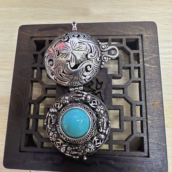 Collana di rame con Buddha Stones tibetane Pi Xiu Luck