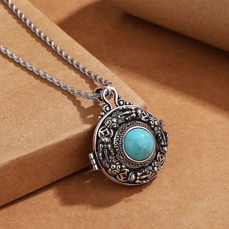 Collana di rame con Buddha Stones tibetane Pi Xiu Luck