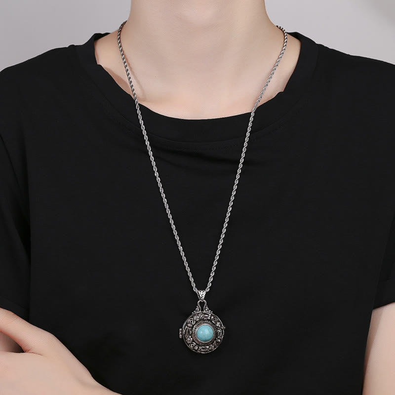 Collana di rame con Buddha Stones tibetane Pi Xiu Luck