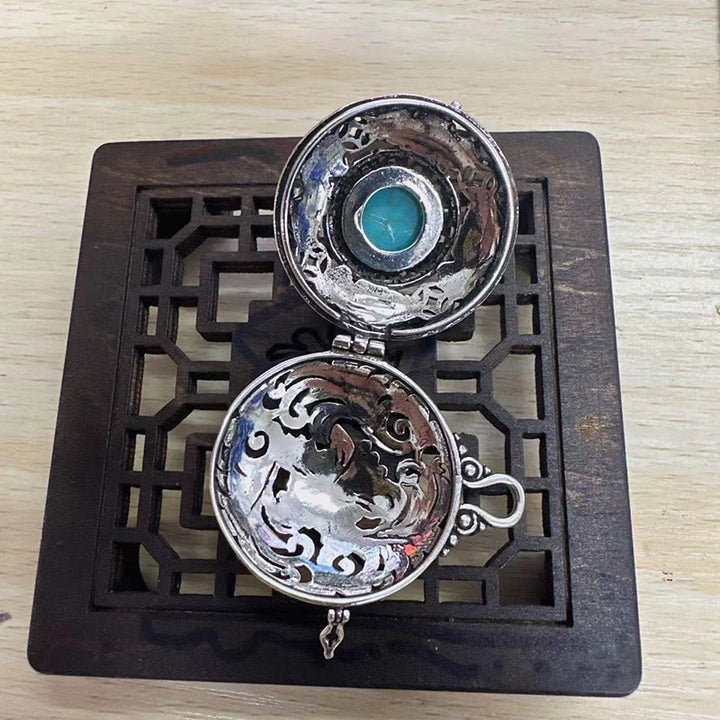 Collana di rame con Buddha Stones tibetane Pi Xiu Luck