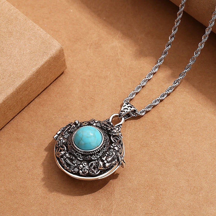 Collana di rame con Buddha Stones tibetane Pi Xiu Luck