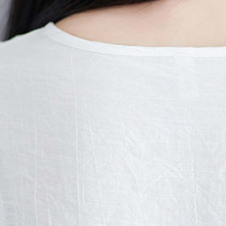Abito midi a tinta unita con pantaloni a gamba larga e motivo Buddha Stones , ideale per meditazione, pratica spirituale, zen, yoga e danza. - image 11