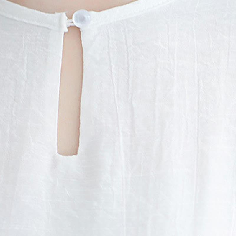 Abito midi a tinta unita con pantaloni a gamba larga e motivo Buddha Stones , ideale per meditazione, pratica spirituale, zen, yoga e danza. - image 10