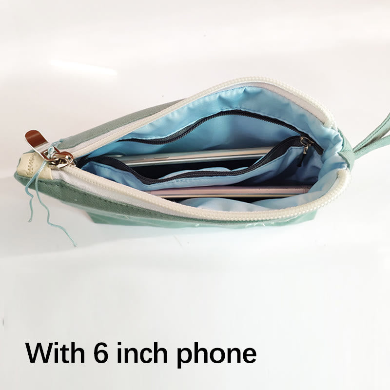 Portafoglio in Buddha Stones , ciliegio, gru, piccolo fiore di pesco, borsa per la spesa - image 2