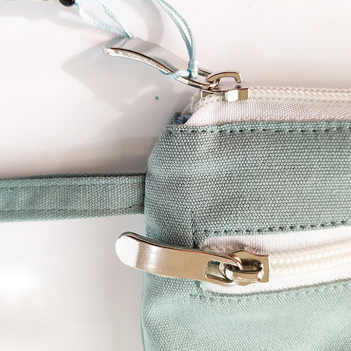 Portafoglio in Buddha Stones , ciliegio, gru, piccolo fiore di pesco, borsa per la spesa - image 5