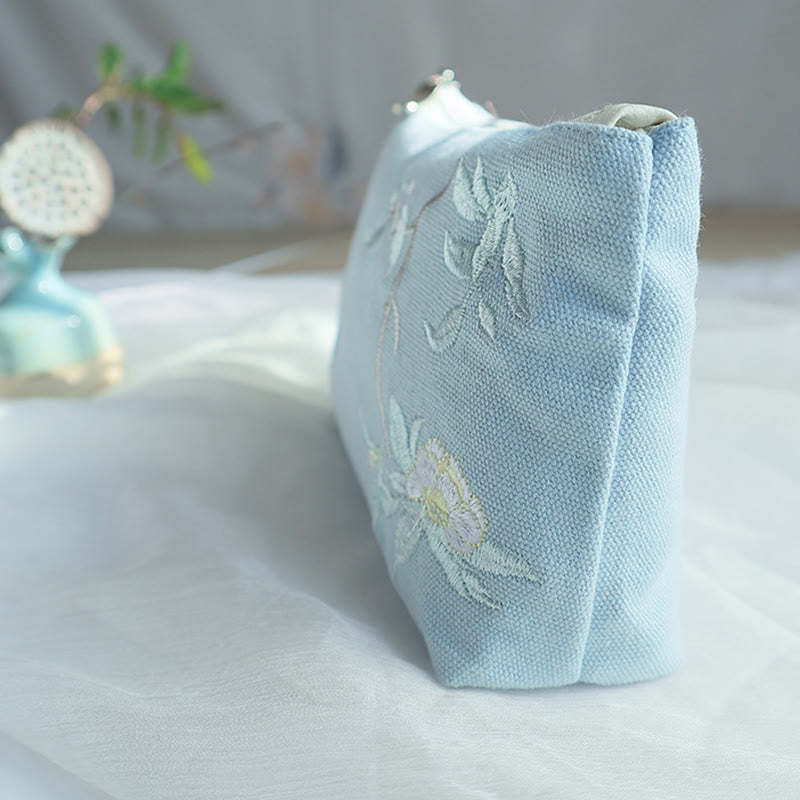 Portafoglio in Buddha Stones , ciliegio, gru, piccolo fiore di pesco, borsa per la spesa - image 10