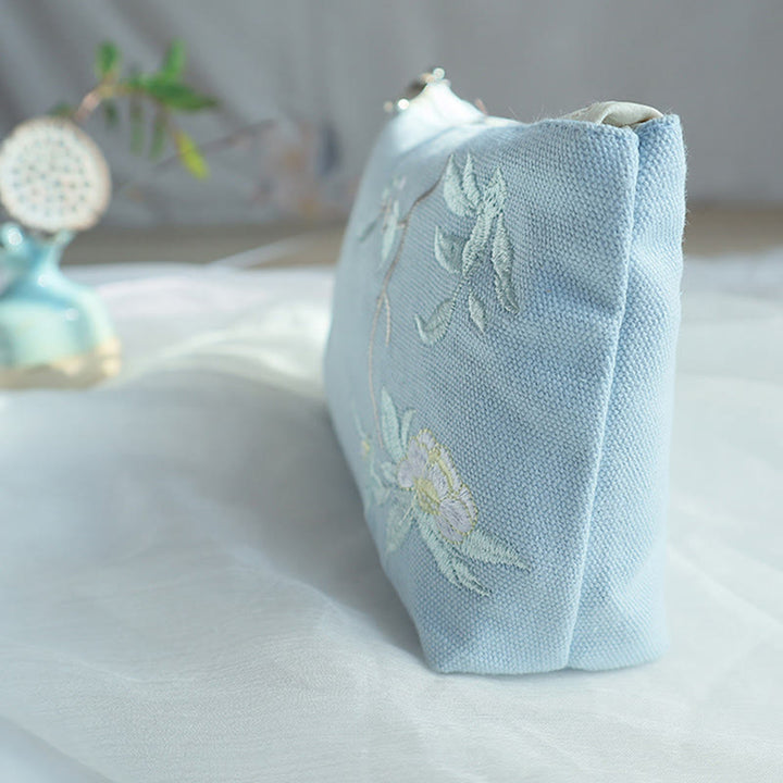 Portafoglio in Buddha Stones , ciliegio, gru, piccolo fiore di pesco, borsa per la spesa - image 10