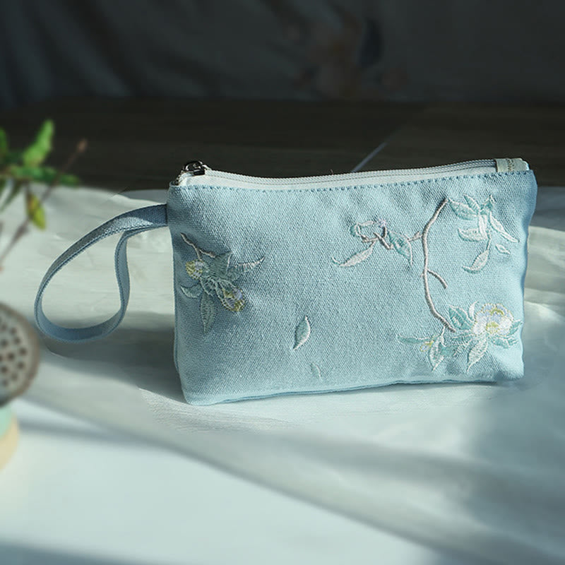 Portafoglio in Buddha Stones , ciliegio, gru, piccolo fiore di pesco, borsa per la spesa - image 8