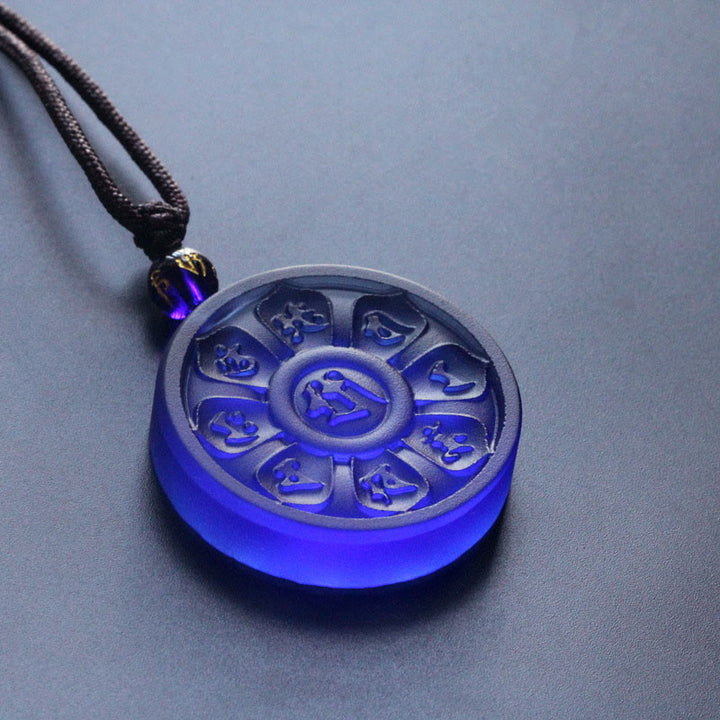 Collana di illuminazione del loto di Liuli Manjusri Buddha Stones