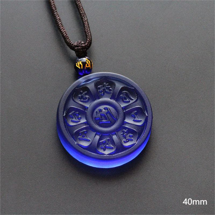 Collana di illuminazione del loto di Liuli Manjusri Buddha Stones