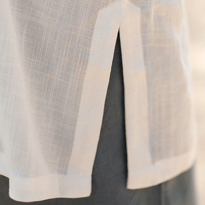 Buddha Stones Colore Solido Rana-Bottone Meditazione Preghiera Spirituale Zen Tai Chi Qigong Pratica Unisex Abbigliamento Set - image 19