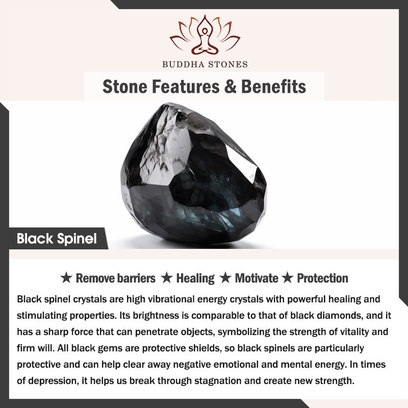 Collana girocollo con ciondolo a forma di gatto carino e spinello nero Buddha Stones - image 15