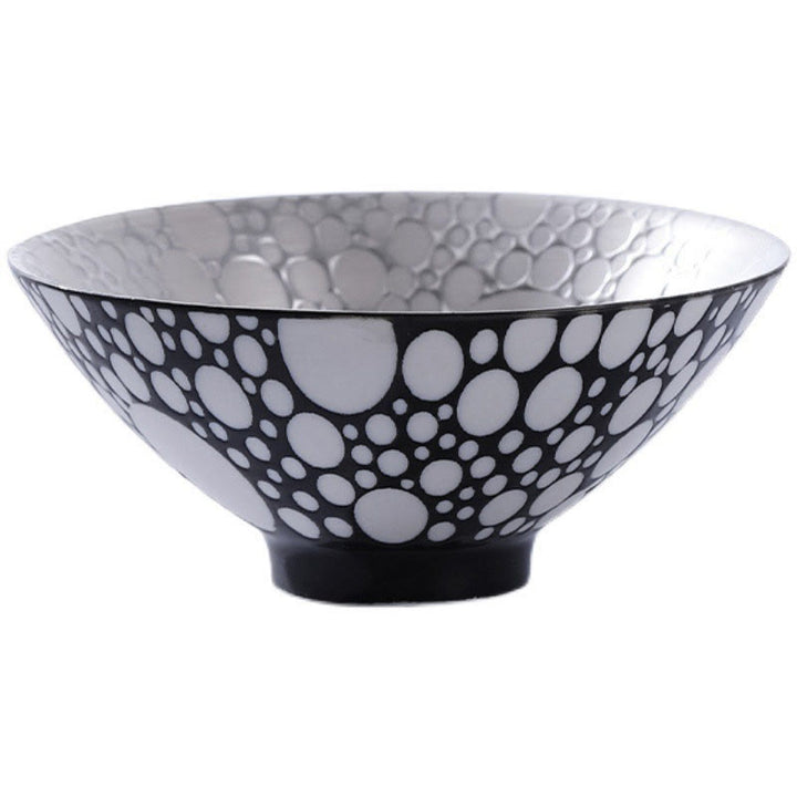Buddha Stones Tibet Modello Fu Carattere Tazza da tè in ceramica argento dorato Tazze da tè Kung Fu 55 ml