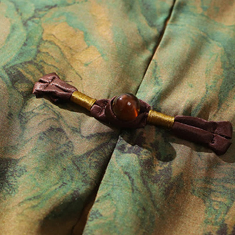 Maglietta da uomo con maniche a tre quarti, motivo cinese con paesaggio Buddha Stones drago cinese - image 10